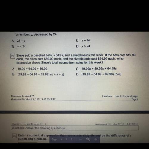 Can you help me on question 25?!