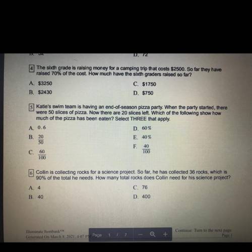 Can y’all help me on question five?!