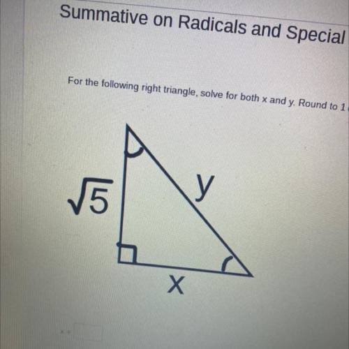 Can someone solve for x and y