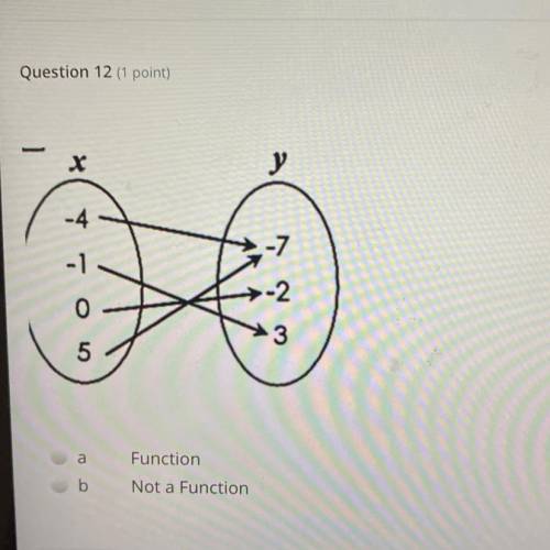 I need to know if this is a function or not pls help