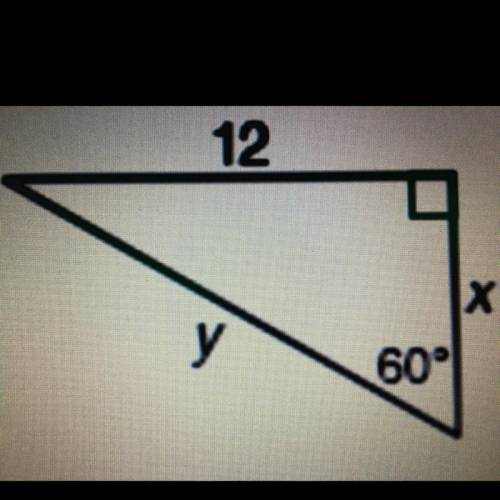 Find the value of y. Be sure to keep the exact value (use square root and don’t round your answer).