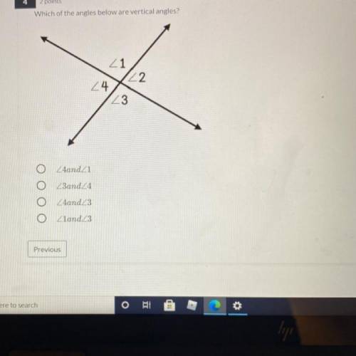 Which of the angles were lower or vertical angles