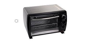Which uses direct current?

A) A toaster oven thingy (look at pic)
B) A flashlight (look at pic)
C