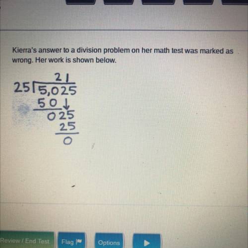 Why did Kierra get this problem marked wrong and what should correct answer be? PLS HELP ILL MARK A