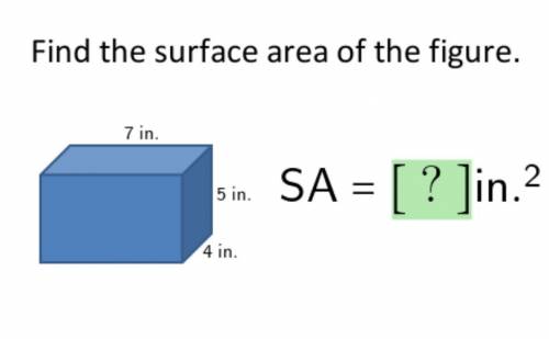 What is the surface area.