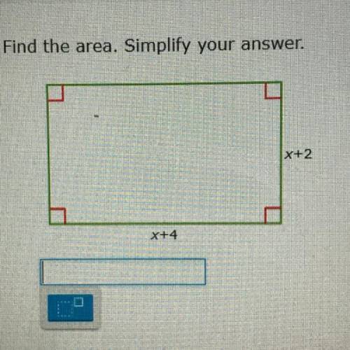 HELP WILL MARK BRAINLIEST!
Find the area. Simplify your answer.