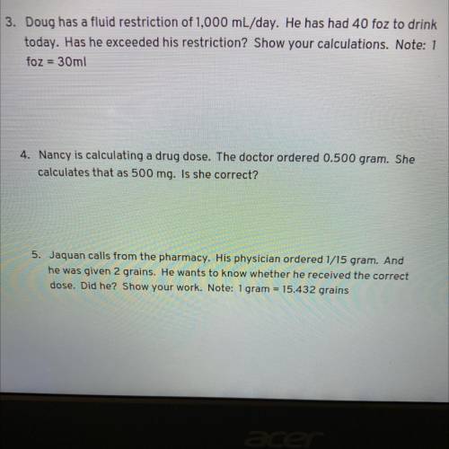 I need help on these 3 problems plz!!