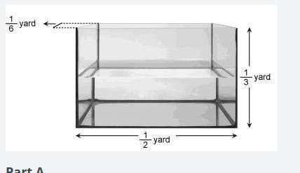 What is the volume of the fish tank use the formula V= I x w x h