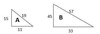 What is the scale factor from figure B to A?