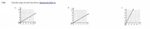 How do you find the slope of a line on a graph?