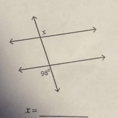 What does X equal in this problem