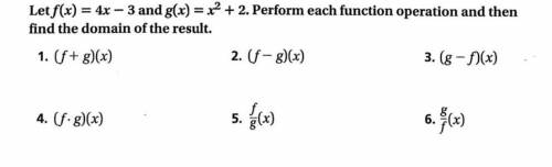 Sec 6.6 Function Operation: Worksheet. Lord help me with these problems.
