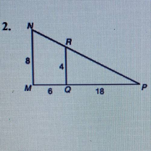 Determine whether the triangles are similar. If so, write a similarity statement. If not, what woul