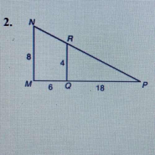 Help!!!

Determine whether the triangles are similar. If so, write a similarity statement. If not,
