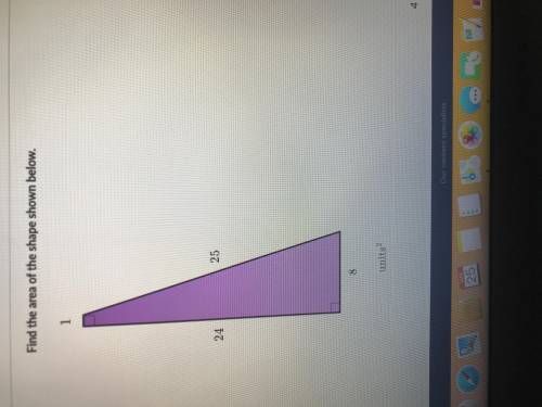 Please help me find the area of the shape
