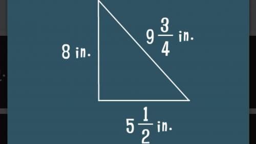 WILL GIVE BRAINLIEST TO FIRST RIGHT ANSWER

What is the area of the triangle?
A. 22 inches
B. 78 i