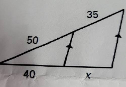 Find the value of x showing steps​