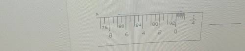 Write the measurement indicated using the picture