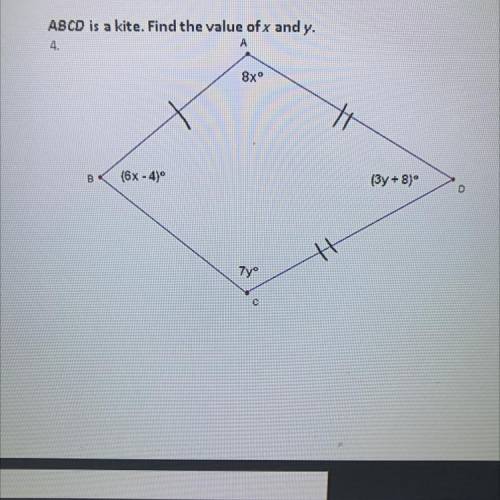 Need Help! Have to solve for X and Y. Please show work.