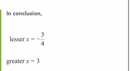 Find the zeros of the function. Enter the solutions from least to greatest . h(x) = (- 4x - 3)(x -