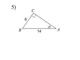 Using trig to solve triangles
Find angle A.