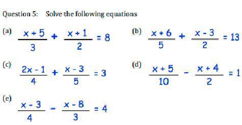 PLEASE help me solve the following equations. Only part b-e

will mark as brainliest
PLEASE DON'T