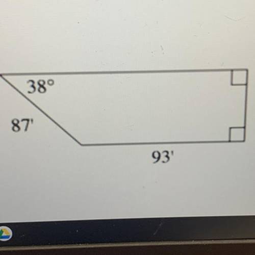 what is the height of the trapezoid? What is the area of the trapezoid? What is the perimeter of th
