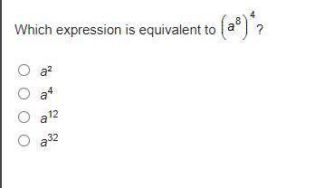 Which expression is equivalent to? Use the image given to find your answer

A. B. C. D.