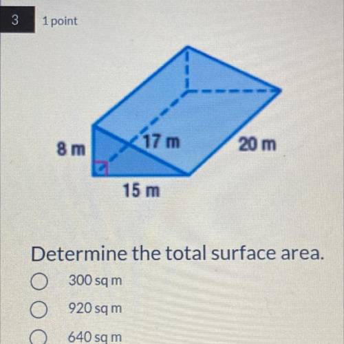 Determine the total surface area.