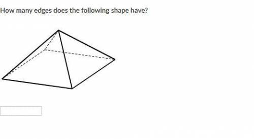 How many edges does the following shape have?