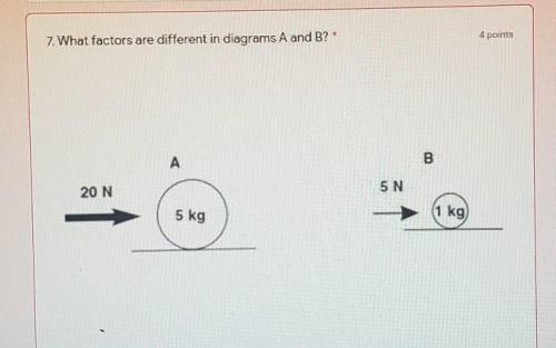 What factors are different in diagrams A and B?​
