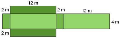 Given the net of the rectangular prism, what is its surface area?

96 m 2
144 m 2
180 m 2
160 m 2