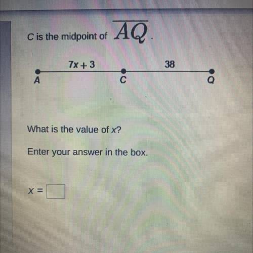 What is the value of X enter your answer in the box