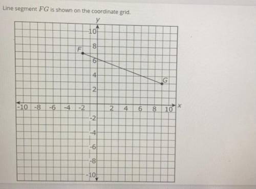 Which value is closest to the length, in units, of the line segment FG

(A) 3.9
(B) 8.1
(C) 11.7
(