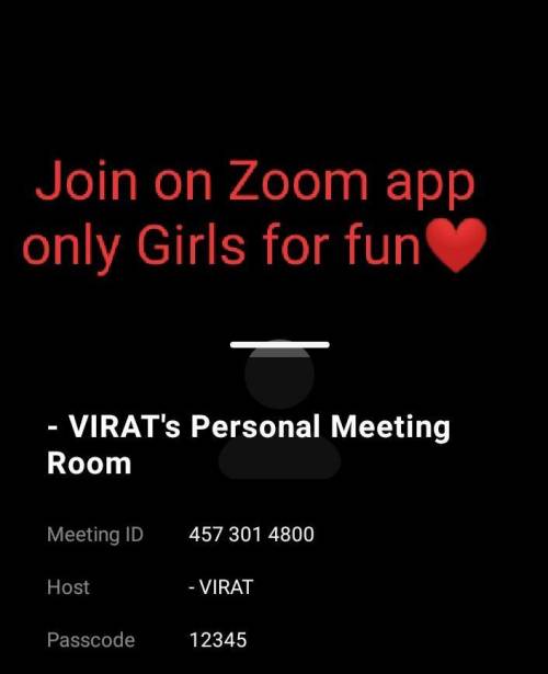 Come girls only for fun on Zo.om app ❤️☺️​