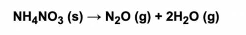 How many liters of dinitrogen monoxide will be produced during the complete decomposition of 4.5 x