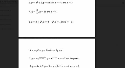 Calculus determine the area, integrals

having trouble, don't respond with links or a absurd answe