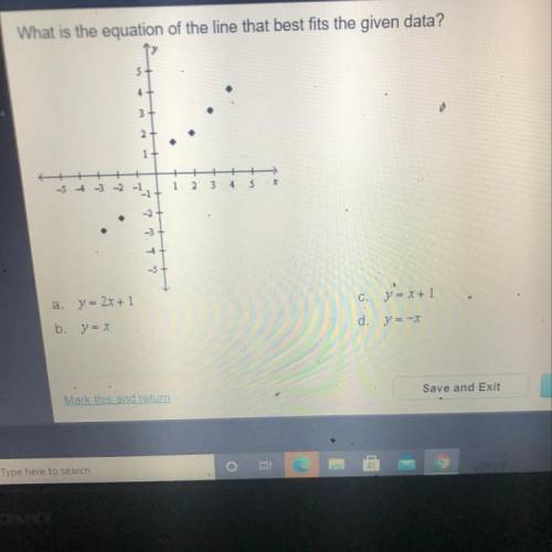 What is the equation of the line that best fits the given data