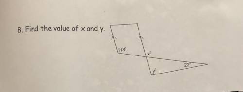 Find x and y values. Does anyone know how to do this? I need help, please.