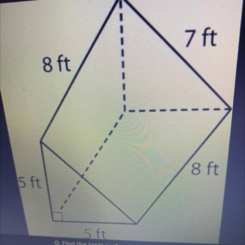Find the total surface area