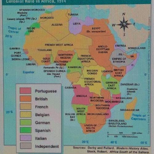 Please help!! It would mean so much! I will mark you as brainliest!

Look at the map of Africa. th