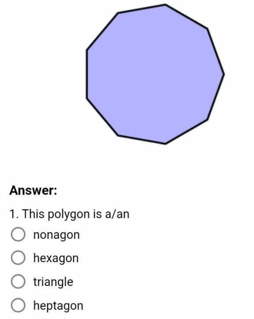 This polygon is a/an​