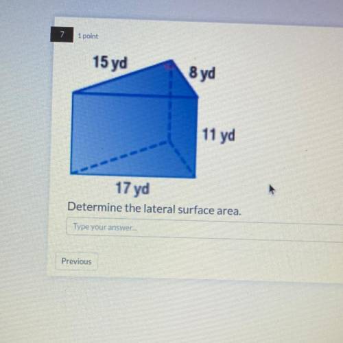 Determine the lateral surface area.