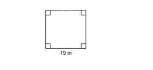 If the perimeter of the rectangle is 60 in, find the area.