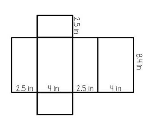 Calculate the lateral surface area of the net shown above

Calculate the total surface area of the