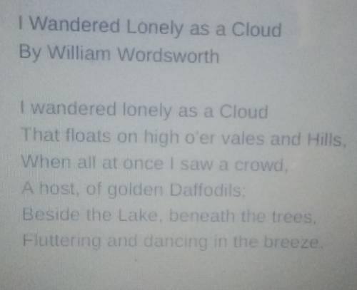 In the poem William wordsworth uses capitalization to...