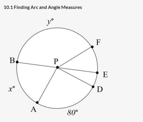If x = 35.3, what is the measure of Arc BEA?