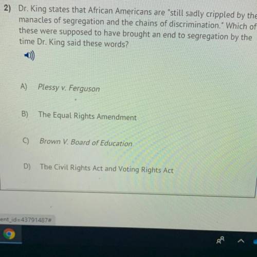 1. In the first paragraph shown hereDr. King is referencing which of these historic figures ?

2.