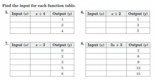 NO LINKS PLEASE :( I AM GIVING BRAINLIEST TO WHOEVER ANSWERS ALL OF THE FUNCTION TABLES! YOU DO