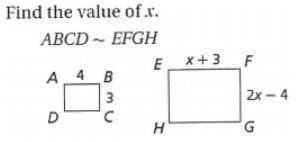 The following figures ARE similar. Use the similarity statement and markings in the diagram to set